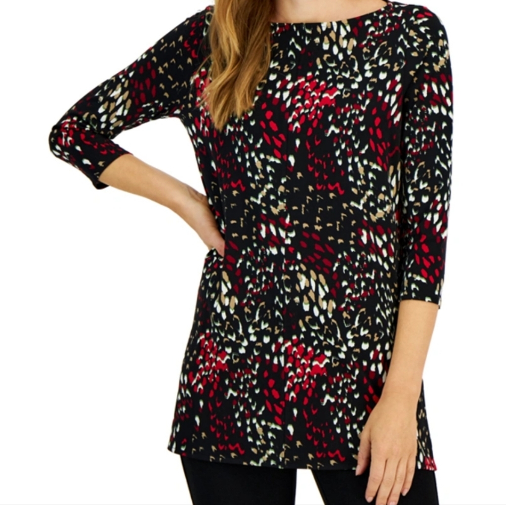 Alfani 3/4 sleeve tunic top New With Tags